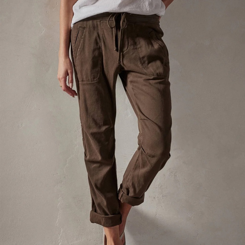 James Perse Soft Drape Utility Pant size 0 in “Smoky Green Pigment”